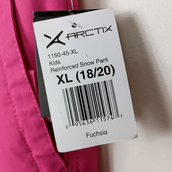 Arctix Snow Pants Fuchsia XL Girls Reinforced Knees Seat Water Wind Resist -35°F - Picture 15 of 16